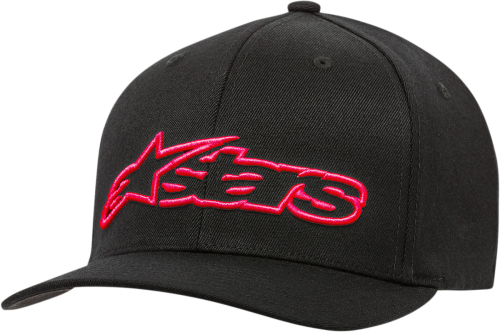 Alpinestars - Alpinestars Blaze Flexfit Hat - 1039810051030SM - Black/Red - Sm-Md