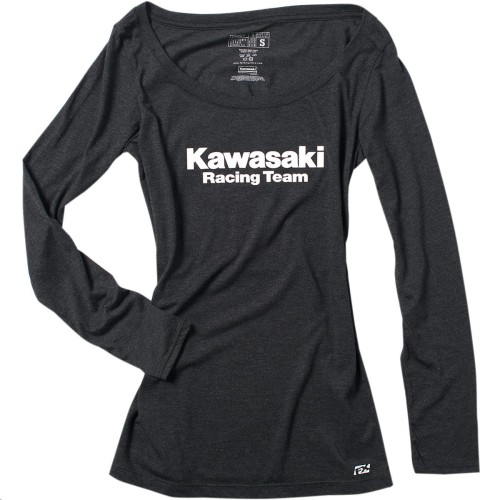 Factory Effex - Factory Effex Kawasaki Racing Womens Long Sleeve Shirt - 2087112 - Black - Medium