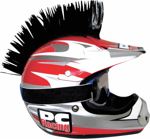 PC Racing - PC Racing Helmet Mohawk - Black - PCHMBLACK