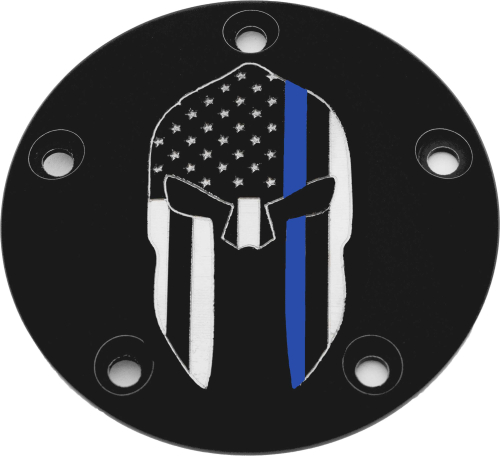 Custom Engraving LTD - Custom Engraving LTD Patriotic Points Cover for Sparta Blue Line - Black - TC - LE02-04BG