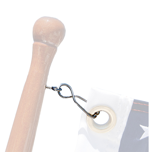 Taylor Made - Taylor Made Skipper Flag Clips w/SS Screw Eyes (4pk)