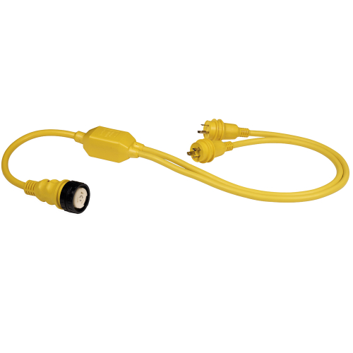 Marinco - Marinco RY504-2-30 50A Female to 2-30A Male Reverse "Y" Cable