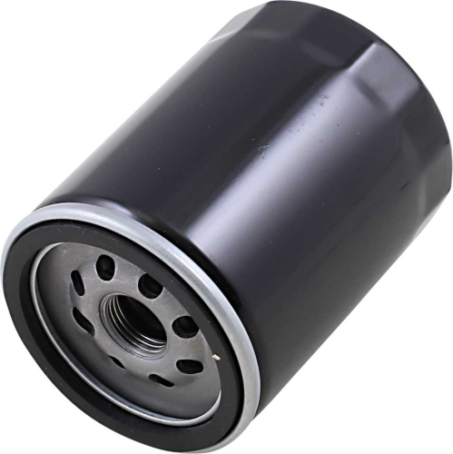 Drag Specialties - Drag Specialties Spin-On High Capacity Oil Filters with Nut - Black - 0712-0643
