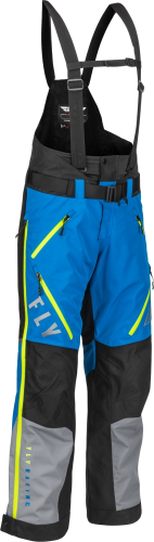 Fly Racing - Fly Racing Carbon Bib - 470-4275X - Blue/Hi-Vis - X-Large