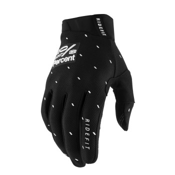 100% - 100% Ridefit Gloves - 10010-00036 - Slasher Black - Medium