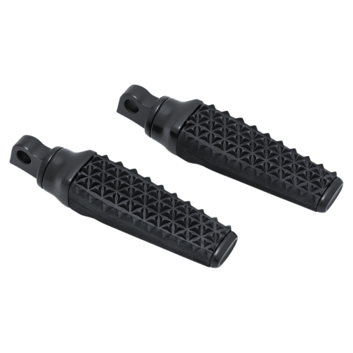 Kuryakyn - Kuryakyn Thresher Pegs with Male Mount Adapters - Satin Black - Pair - 5953