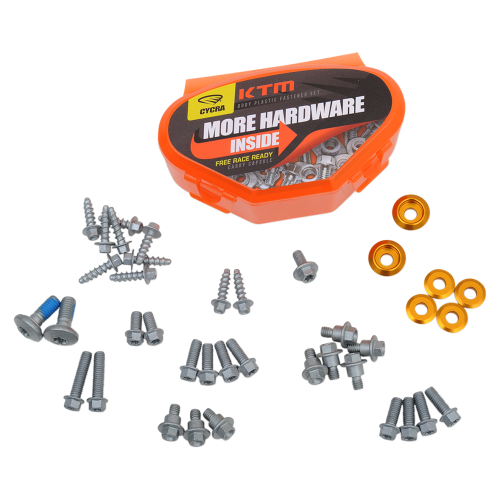 Cycra - Cycra Body Plastic Fastener Set - 1CYC-BK5004