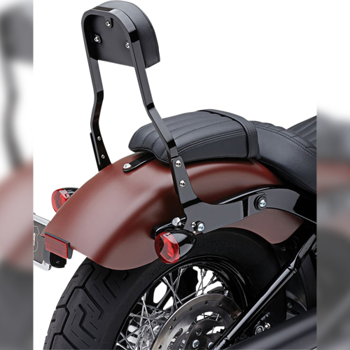 Cobra - Cobra Short Detachable Backrest - Black - 602-2044B