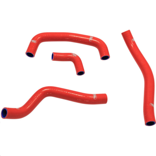 Moose Racing - Moose Racing OEM Fit Radiator Hose Kit - 4 Piece - Red - 1902-1435