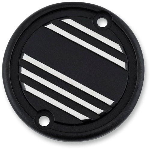 British Customs - British Customs Engine ACG Badge - Partial Finned - Black with Polished Fins - BC805-001-PF