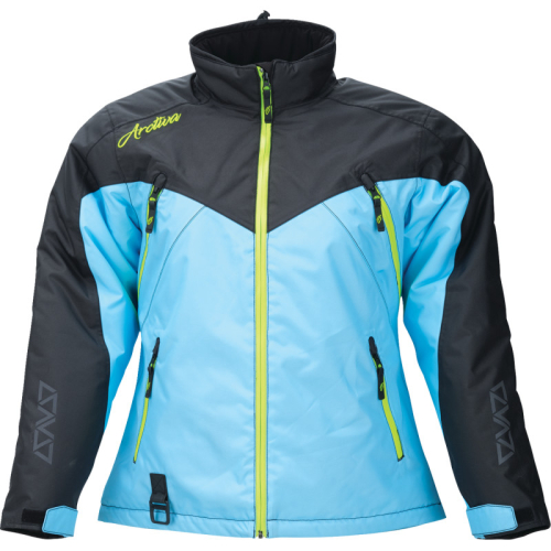Arctiva - Arctiva Pivot 7 Womens Jacket - 3121-0840 - Black/Light Blue - Small