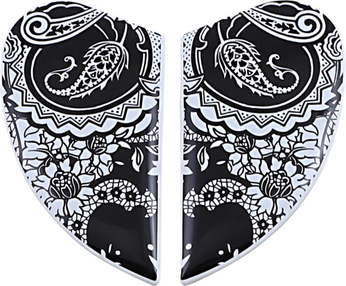 Icon - Icon Side Plate for Airform Helmets - Chantilly White - 0133-1275