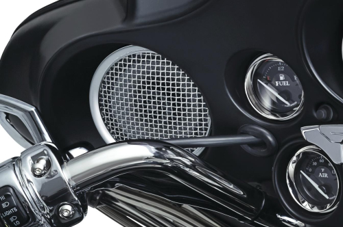 Kuryakyn - Kuryakyn Road Thunder Fairing Speaker Kit by MTX - Chrome - 2717