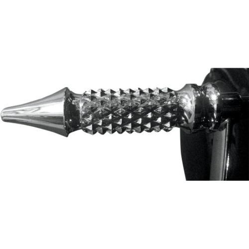 Eddie Trotta Designs - Eddie Trotta Designs Cross Cut Shifter Peg - Chrome - TC-558