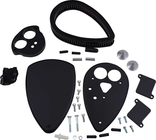 Baron Custom Accessories - Baron Custom Accessories Big Air Kit - Smooth Black - BA-2070-00B
