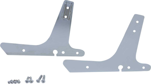 Khrome Werks - Khrome Werks Sissy Bar Sideplates - Chrome - 264020