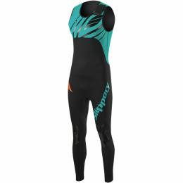Slippery - Slippery Breaker John & Jacket Wetsuit - XF-2-3201-0222 - Black/Teal - Small
