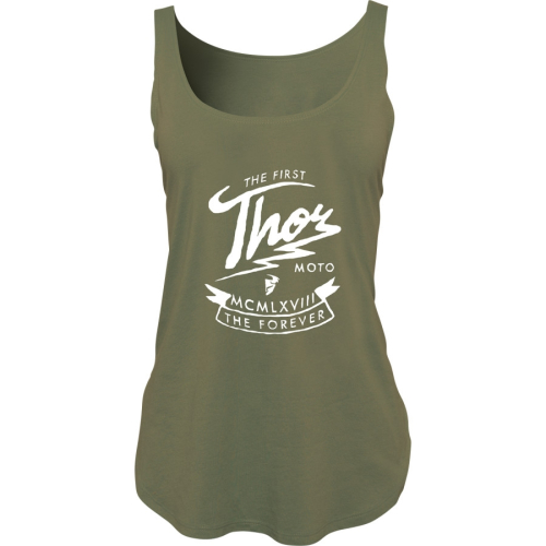 Thor - Thor Thunder Womens Tank Top - 3031-4126 - Military Green - Small