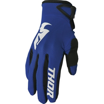 Thor - Thor Sector Youth Gloves - 3332-1740 - Navy/White - Small