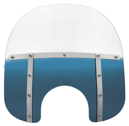 Memphis Shades - Memphis Shades Memphis Fats Windshield (7in. Cutout) - 15in. - Gradient Blue - MEM3126