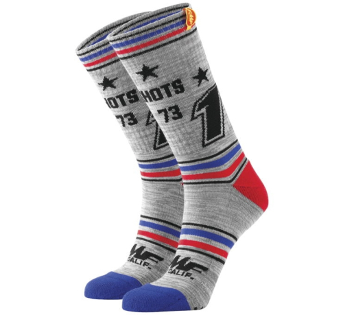 FMF Racing - FMF Racing Holeshot Socks - HO20194905-GHR-OS - Gunmetal Heather - OSFM