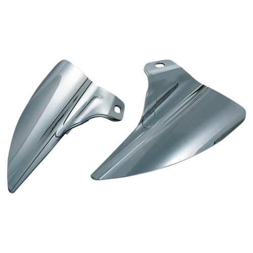 Kuryakyn - Kuryakyn AirMaster Saddle Shields - Reflective Smoke - 1316