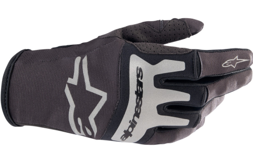 Alpinestars - Alpinestars Techstar Gloves - 3561023-1419-L - Black/Brushed Silver - Large