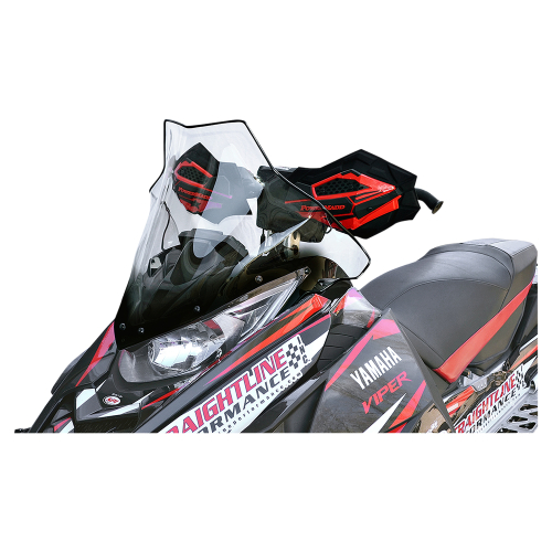 Powermadd - Powermadd Cobra Windshield - Mid - 17in. - Clear with Black Fade - 14530