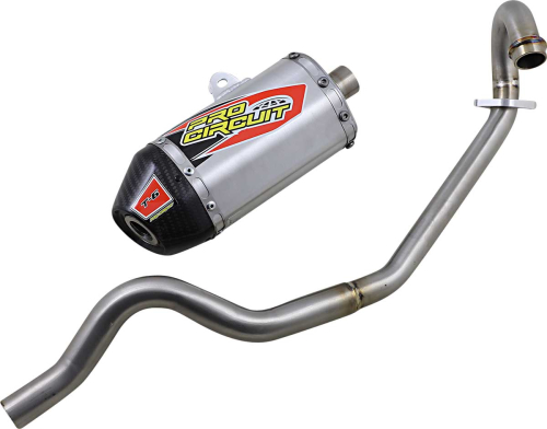 Pro Circuit - Pro Circuit T-6 4-Stroke Exhaust System - Stainless - 0120911F