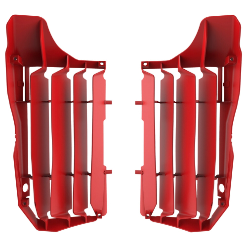 Polisport - Polisport Radiator Louvers - Red - 8474100002