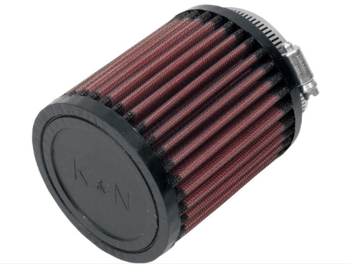 K&N Engineering - K&N Engineering Universal Round Straight Air Filter - Rubber End Cap - RU-0800