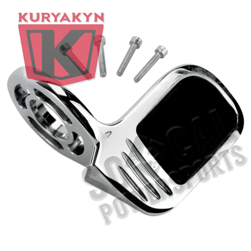 Kuryakyn - Kuryakyn Contoured ISO-Throttle Boss - Left Side - Chrome - 6309