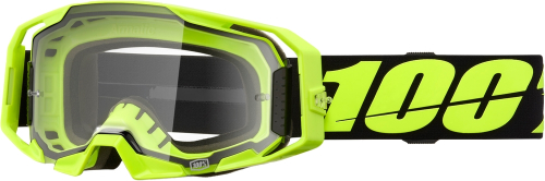 100% - 100% Armatic Goggles - 50059-00004 - Neon Yellow/Clear Lens - OSFM