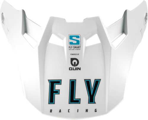 Fly Racing - Fly Racing Visor for Formula S Carbon Solid Helmet - White - Md-Lg - 73-4496