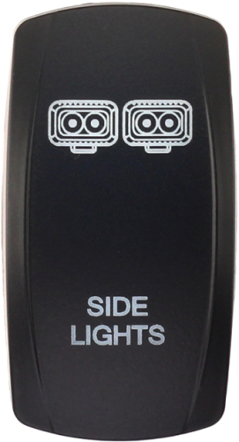 XTC Power Products - XTC Power Products Dash Rocket Switch Face Plate - Side Lights - SW00-00112019