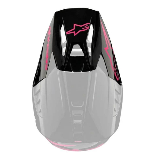 Alpinestars - Alpinestars Visor for S-M5 Corp Helmet - Black/Diva Pink - 8986323-1839-OS