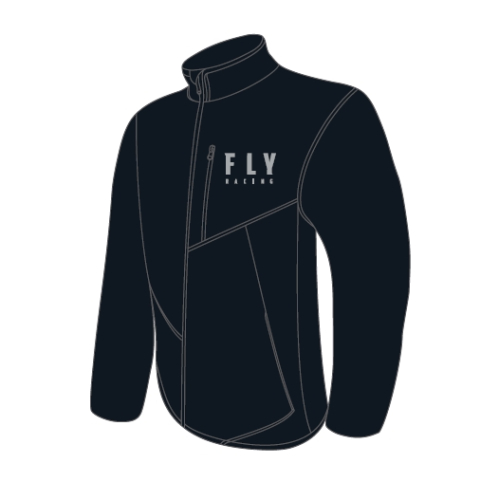 Fly Racing - Fly Racing Mid Layer Womens Jacket - 354-6340XS - Black - X-Small