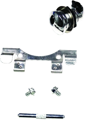HardDrive - HardDrive Push Button Fuel Door Release Kit - Chrome - 370006