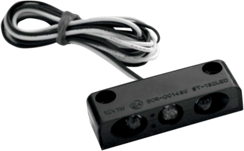 Accutronix - Accutronix LED License Plate Light Strip - Black - 20-6812BWH