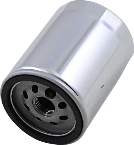 Drag Specialties - Drag Specialties Spin-On High Capacity Oil Filters - Chrome - 0712-0640