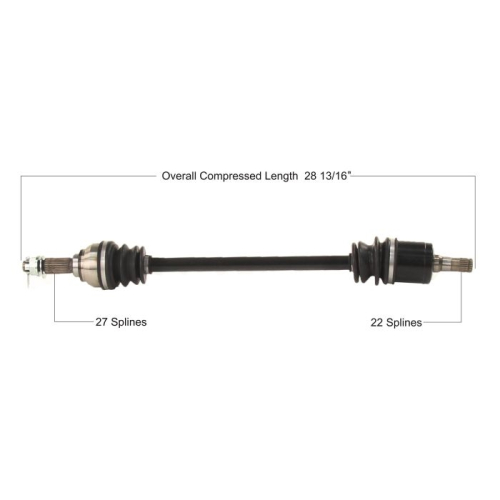 TYTANEUM - TYTANEUM OE Style CV Axle - JDR-7016