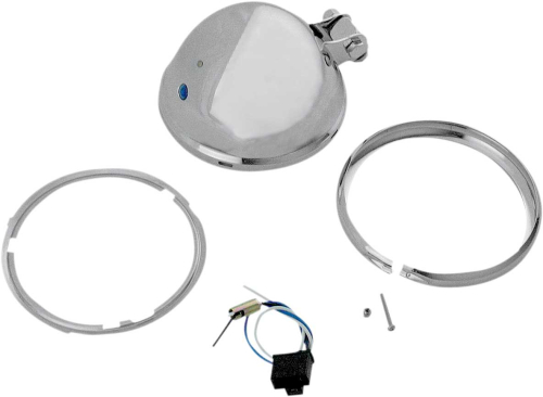 Drag Specialties - Drag Specialties Bottom-Mount Headlight Shell Only with Trim Ring - 20-6002S-BX-LB1