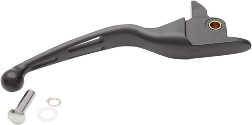 Drag Specialties - Drag Specialties Slotted Wide Blade Brake Lever - Matte Black - 0614-0808