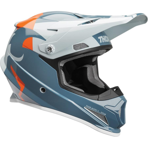 Thor - Thor Sector Shear Helmet - 0110-5605 - Slate/Sky - Small