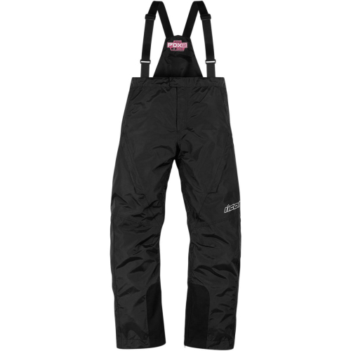Icon - Icon PDX 2 Womens Waterproof Bibs - XF-2-2855-0321 - Black - Small