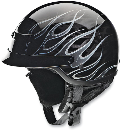 Z1R - Z1R Nomad Hellfire Helmet - 0103-0708 - Black/Silver - X-Small