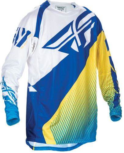 Fly Racing - Fly Racing Evolution 2.0 Jersey (2017) - 370-221M - Blue/Yellow/White - Medium