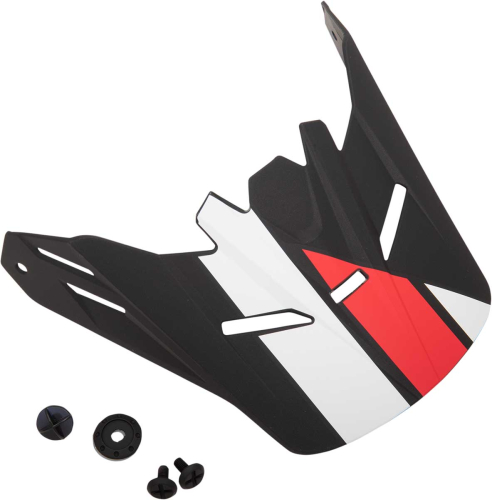 Z1R - Z1R Visor Kit for Rise Evac Youth Helmets - Black/Red/White - 0132-1398