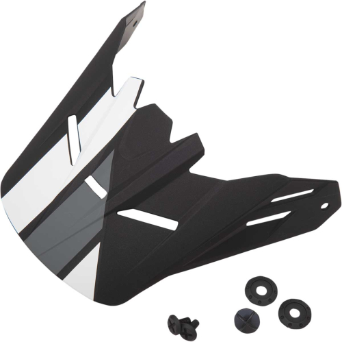 Z1R - Z1R Visor Kit for Rise Evac Youth Helmets - Black/White/Gray - 0132-1403