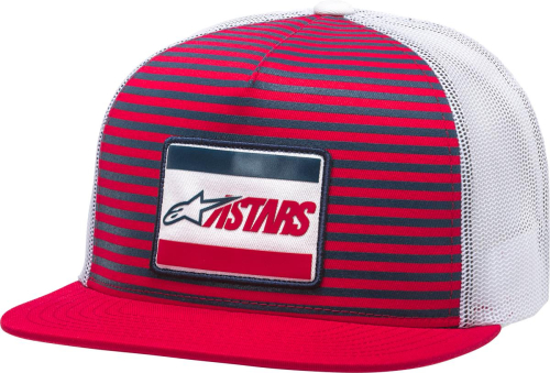 Alpinestars - Alpinestars Dominate Trucker Hat - 1139-81535-30 - Red - OSFA